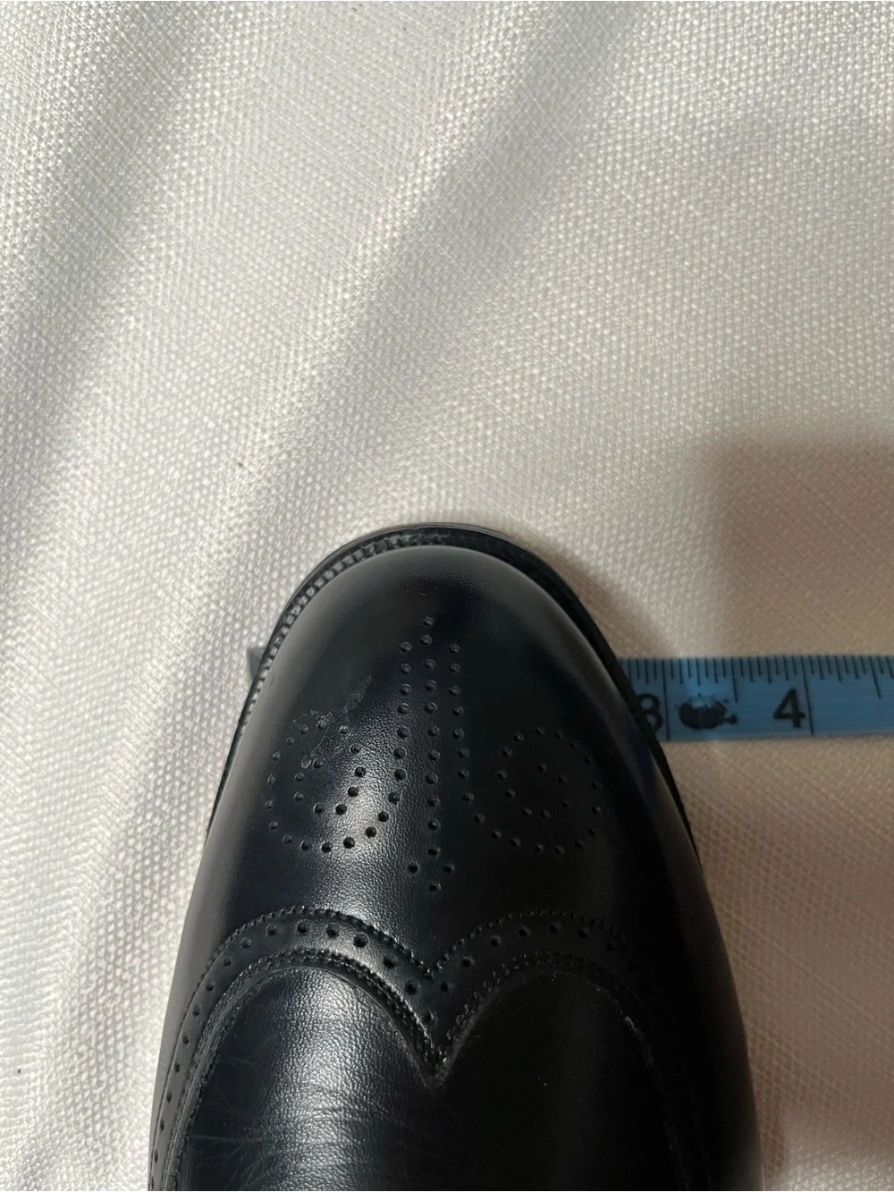 Vintage Nettleton Wingtip Leather Oxfords Fleur De Lis Medallion Brogue Rare